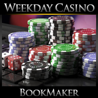 Weekday BookMaker Casino Schedule – July 6-10