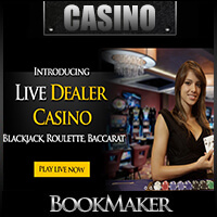 BookMaker Adds Live Dealer to Casino Choices