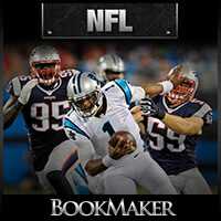 Patriots at Panthers Football Gambling Odds