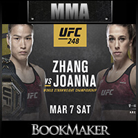UFC 248 Odds - Weili Zhang vs. Joanna Jedrzejczyk