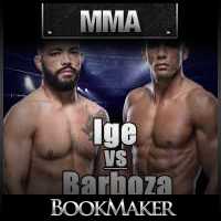 UFC Odds and Picks - Edson Barboza vs Dan Ige