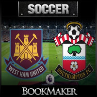 EPL Betting Odds – West Ham United at Southampton Match Preview