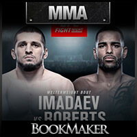 UFC on ESPN+ 21 Odds - Zelim Imadaev vs. Danny Roberts Betting Picks