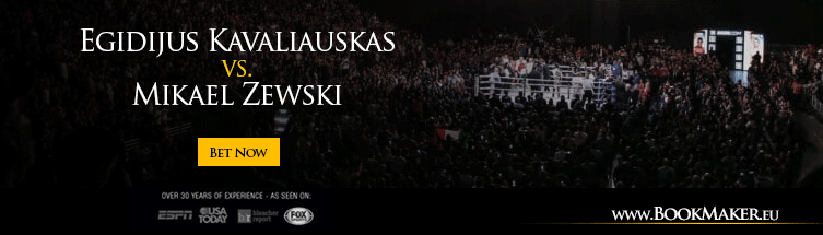 Egidijus Kavaliauskas vs. Mikael Zewski Boxing Odds