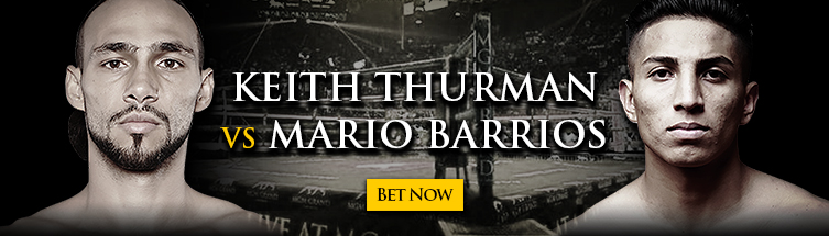 Keith Thurman vs. Mario Barrios Boxing Odds