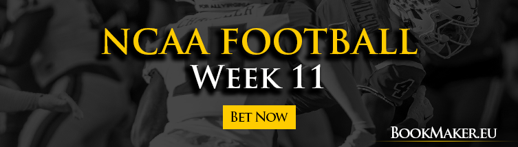 College Football Week 11 Betting Online - NCAA Football Odds