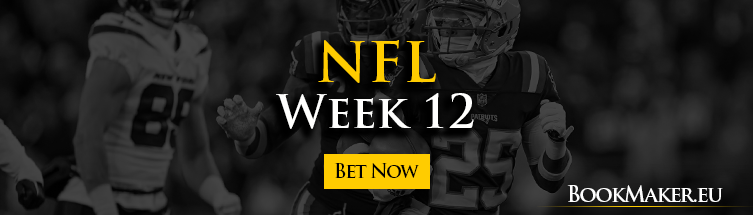 NFL Week 12 Betting: Point Spreads, Money Lines and Totals