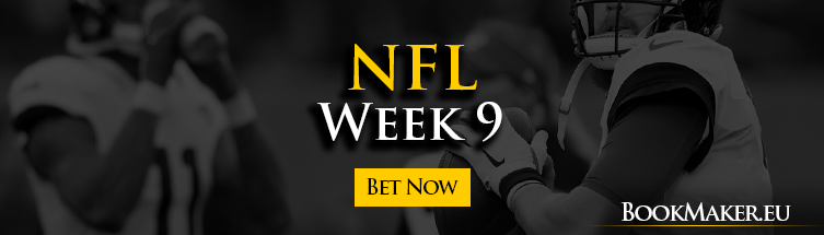 NFL Week 9 Betting: Point Spreads, Money Lines and Totals