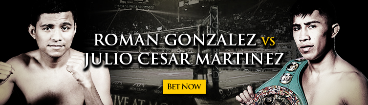 Roman Gonzalez vs. Julio Cesar Martinez Boxing Odds