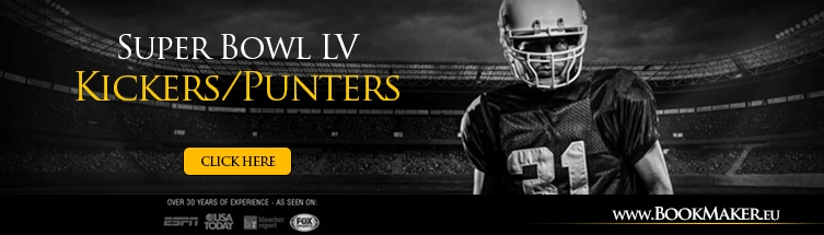 Super Bowl LV Kickers/Punters Props - NFL Football Odds