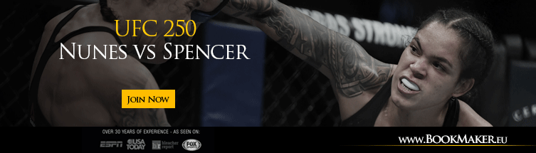 UFC 250: Amanda Nunes vs. Felicia Spencer Lines