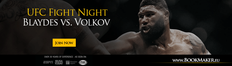 UFC Fight Night: Blaydes vs. Volkov Betting