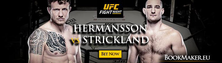 UFC Fight Night: Hermansson vs. Strickland Betting