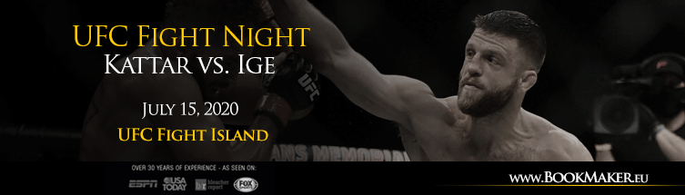 UFC Fight Night: Kattar vs. Ige Betting