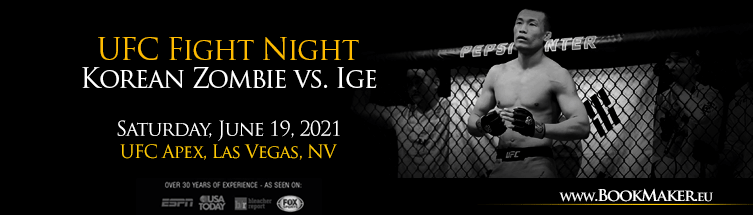 UFC Fight Night: The Korean Zombie vs. Ige Betting