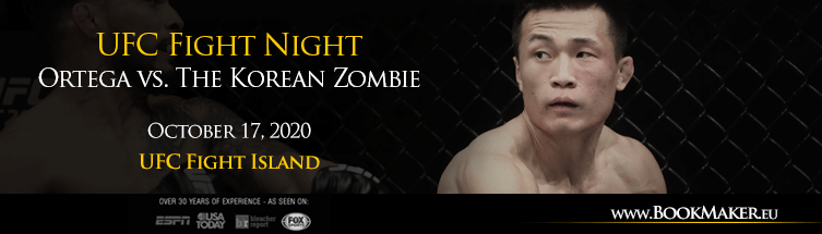 UFC Fight Night: Ortega vs. The Korean Zombie Betting