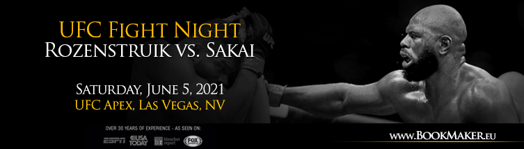 UFC Fight Night: Rozenstruik vs. Sakai Betting