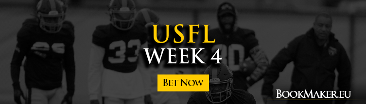 USFL Week 4 Betting - United States Football League Odds