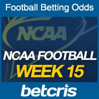 Week 15 College Football Betting Odds