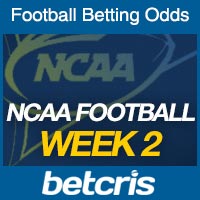Week 2 College Football Betting Odds