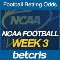 Week 3 College Football Betting Odds